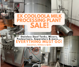 Ex Cooloola Milk Processing Plant Sale!