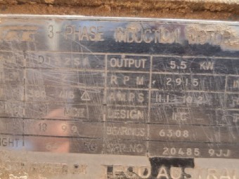 Fan for dust extraction 