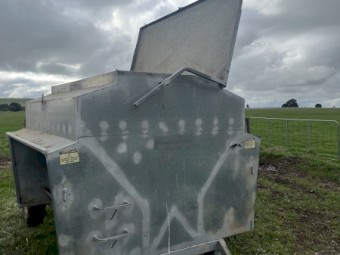 Bordin Bros Towable Mobile Cattle Feeders x 2