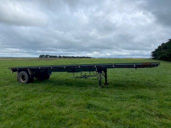 McGrath 36ft single axle flat top. 
