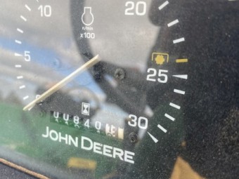 2010 John Deere 5075E FWA Tractor and slasher