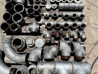 Pallet of Galvanised Pipe Fittings  