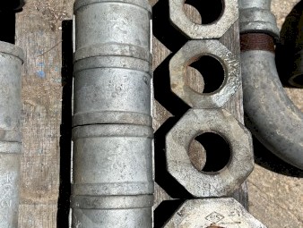 Pallet of Galvanised Pipe Fittings  