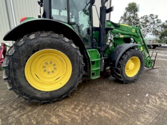 2020 John Deere 6155m Tractor / Loader