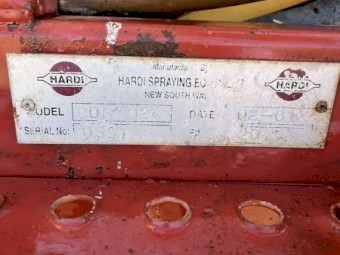 Hardi 4024 Sprayer with Trimble section control