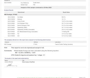 100mt Vetch Hay 8x4x3 Bales (22/23 Season)