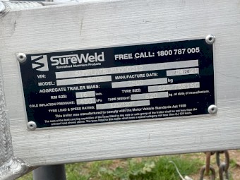 Tandem Sureweld 3500E Trailer