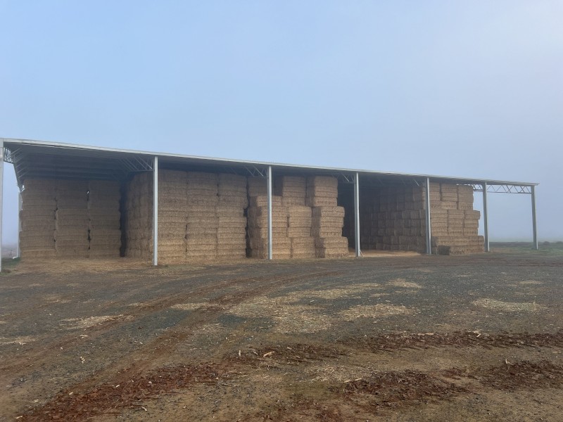 500mt Wheaten Straw 500kg 8x4x3 Bales