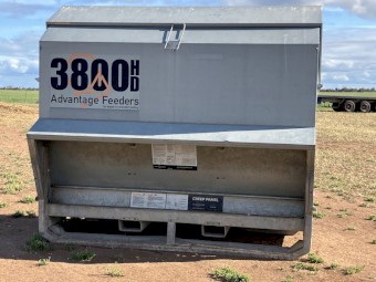 2 x Advantage Sheep Feeders