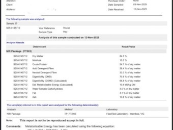 Vetch Hay 680kg 8x4x3 Bales