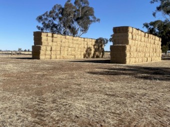 93mt Wheaten Straw 8x4x3 Bales