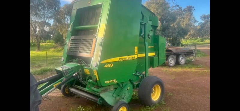 John deere 468 round baler wanted