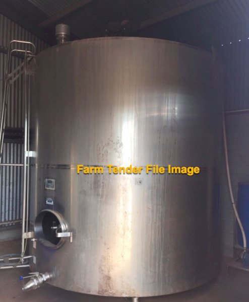 WANTED 10000lt + Verticle Milk Vat