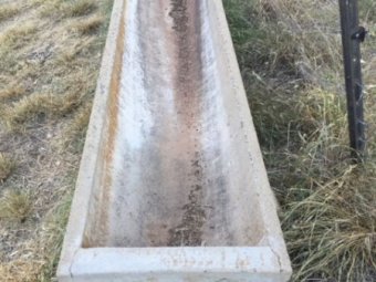 (A133) - Concrete Stock Trough
