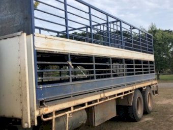 2x6 Isuzu Tray Truck with 22' 2/1 Stock Crate