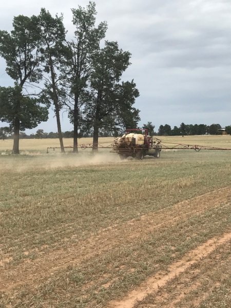 Croplands Brumby Boom Spray on Land Cruiser Ute 1200ltr-16.5 mtr