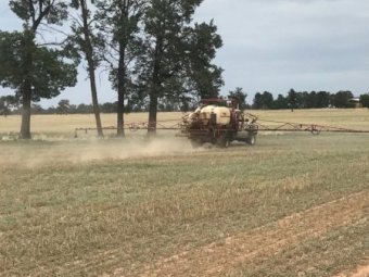 Croplands Brumby Boom Spray on Land Cruiser Ute 1200ltr-16.5 mtr