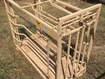 (A133) - Thunderbird Sheep Weigh Crate and Draft