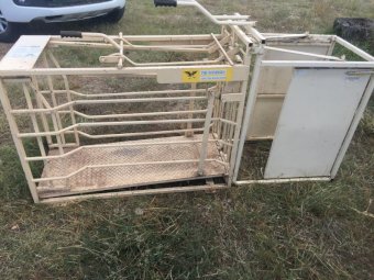 (A133) - Thunderbird Sheep Weigh Crate and Draft
