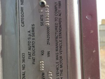 2007 Fiat Ducato Maxi Campervan