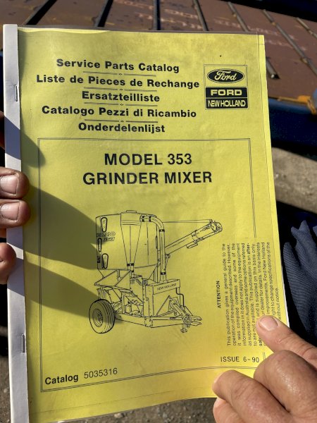 WANTED Auger Extension to suit New Holland 353 Mixer