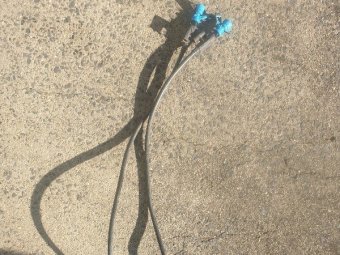 5 Rolls of 200m x 50mm Poly Irrigation Pipe