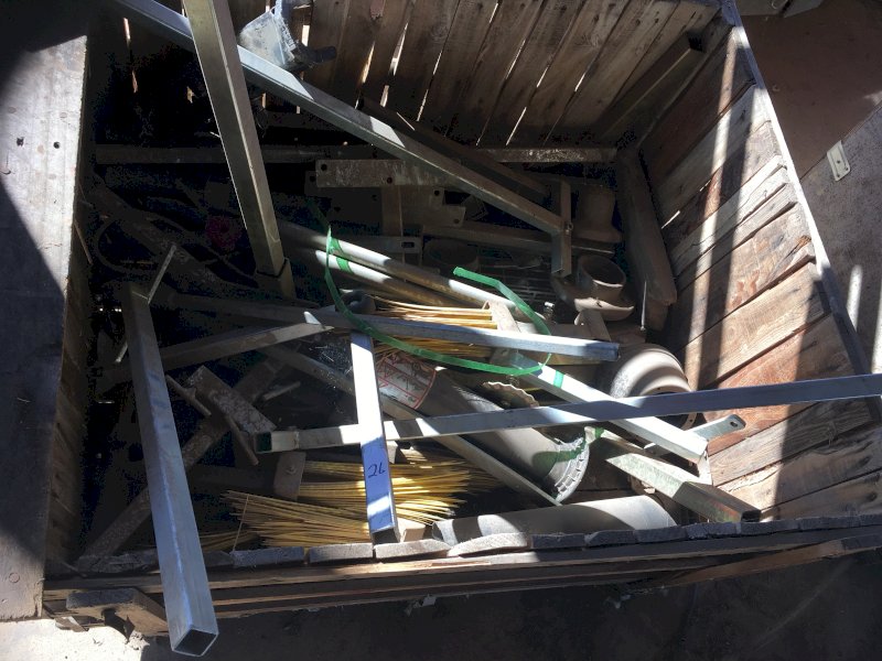 (A151) - Crate of Mixed Parts and Brackets