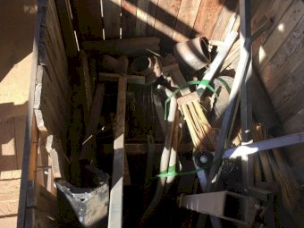 (A151) - Crate of Mixed Parts and Brackets