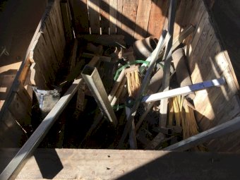 (A151) - Crate of Mixed Parts and Brackets