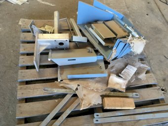 (A151) - Assorted Brackets and Chutes