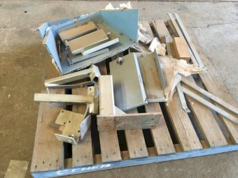 (A151) - Assorted Brackets and Chutes