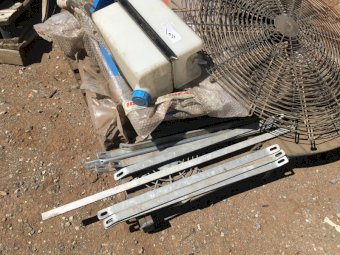 (A151) - Assorted Items - Water Tank, Fan, Chute