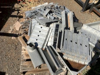 (A151) - Pallet of Assorted Gutter Accessories, Trench Mesh Supports