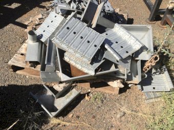 (A151) - Pallet of Assorted Gutter Accessories, Trench Mesh Supports