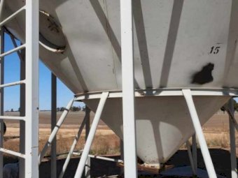 55t Nelson Fertilizer Silos x 2