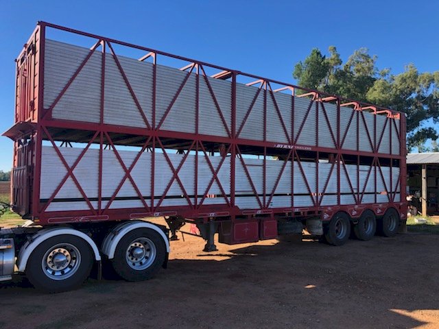 Byrne B trailer stock crate.   2008