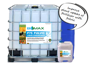 BioMax F75 Fulvic Liquid Concentrate