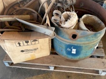 (A151) - Assorted Items - Tynes, Springs, Boots, Jockey Wheel and Electrical Cable