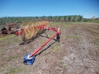 Tonutti 9 Wheel Rake