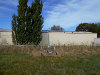 Irriland Irrigation Boom XILON on 2 Wheel Trolley.