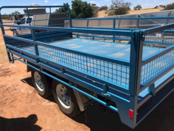 16 x 7 Flat Top Tandem Trailer with Sides - See Crate options