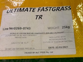 20mt Ryegrass Clover Hay 8x4x3 Bales