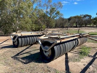60' - 5 Sections Truck Tyre Land Roller