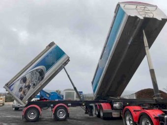 2010 B Double Stag Set 19m Graham Lusty Redi Tip Trailers