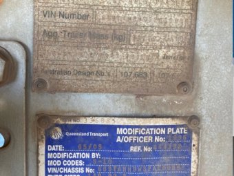 Under Auction - (A147) - 2005 Byrne Livestock A Trailer 