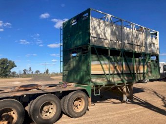 Under Auction - (A147) - 2005 Byrne Livestock A Trailer 