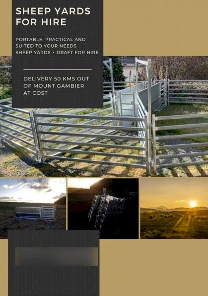 Portable Sheep Yard Hire