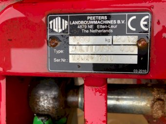 2012 Lely Tulip 4m MultiDisc