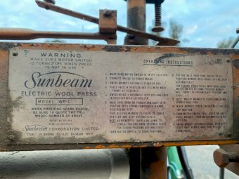 Sunbeam Double Box Wool Press