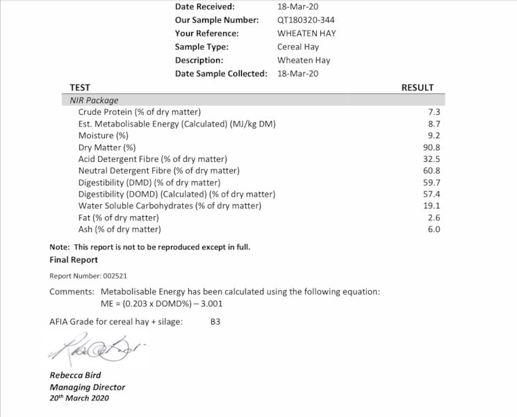 250t Barley Hay & 250t Wheaten Hay 2019 season
